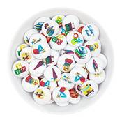 Tortenbild Schokolinsen bedruckt