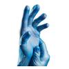 TouchGuard Einwegblaue Vinylhandschuhe
