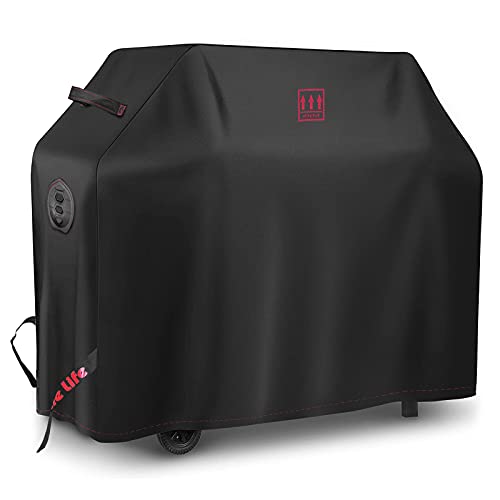 Modern Leisure Grillhaube – Abdeckung Für 4-Brenner-Grills, Grau, Wetterfest Mit Kordelzug