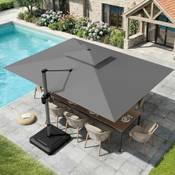 Udpatio Sonnenschirm 300 x 400 cm Vergleich