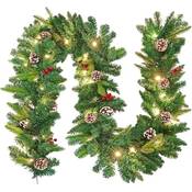 Uisebrt Weihnachtsgirlande mit Beleuchtung Vergleich