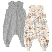 Unnivoll Baby Schlafsack mit Füßen