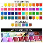 UPGREY 54 Farben Aquarellfarben-Set Vergleich
