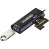 KiwiBird USB-C Kartenleser & USB-C auf USB 3.0 Adapter