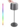 Uuffoo LED-Batterie-Tischlampe aus Metall