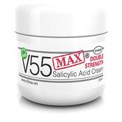 V55 MAX Doppelt Stärke Salicylsäure Creme Vergleich