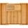 VaeFae Bambus-Besteck-Schubladen-Organizer
