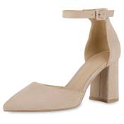 Van Hill Spitze Pumps mit Blockabsatz Vergleich
