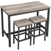 Vasagle Bartisch-Set LBT015B02 Vergleich
