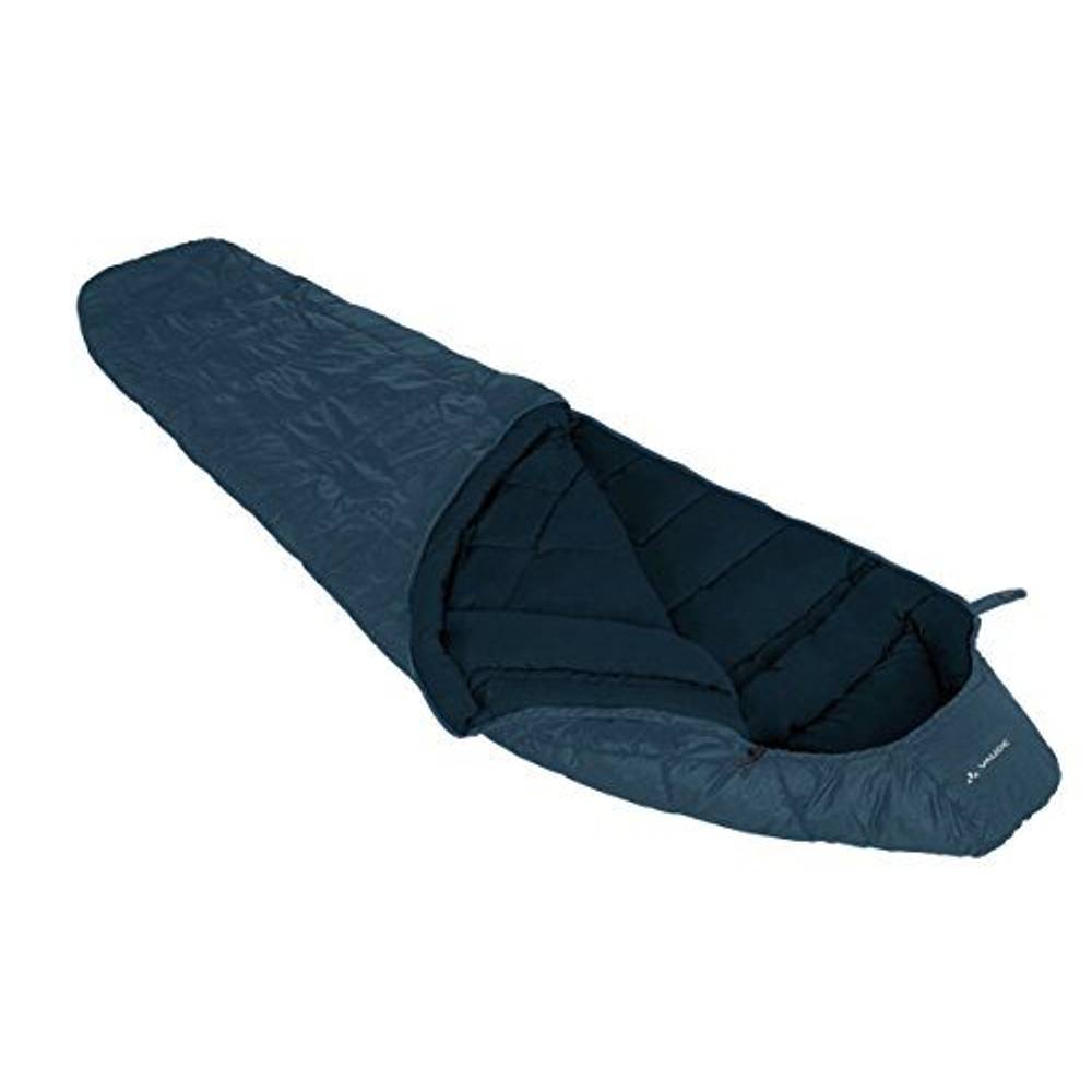 Steinwood Mumienschlafsack Schlafsack Kompakt 3-4 Season - Schwarz / Grün