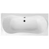 Vbchome Badewanne 180 x 80 cm Acryl SET 3 in 1