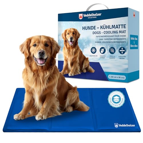 Danish Design Kühlmatte Für Hunde, Größe S (40x50 Cm), Blau – Abwischbar, Strapazierfähig, Für Warme Tage