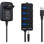 Vemont USB Hub mit Netzteil