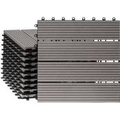 Ventanara WPC Holz Kunststoff Terrassenfliesen