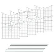 Verdoba Gartenzaun Komplettset Grün 3 Diamanten