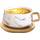 Vetin Cappuccino-Tasse mit Unterteller