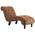Vidaxl Chaiselongue Wildleder-Optik
