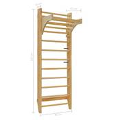 vidaXL Holz Sprossenwand Vergleich