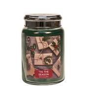 Village Candle Tis The Season 26 oz Glass Jar Scented Candle