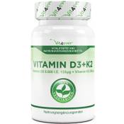 Vit4ever Vitamin D3 + Vitamin K2 Menaquinon MK7 Depot 5.000 IE