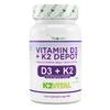 Vit4ever Vitamin D3 + Vitamin K2 Menaquinon MK7 Depot 20.000 I.E