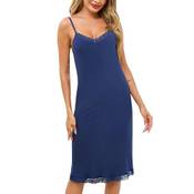 Vlazom langes Damen Unterkleid