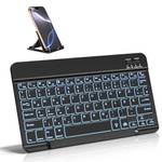 Vobafe Bluetooth Tastatur mit Telefonhalter