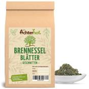 vom Achterhof Brennnesselblätter geschnitten