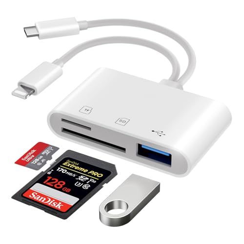 SD Kartenleser USB, 7-in-1 ulti Speicherkartenleser für SD/icro SD/CF