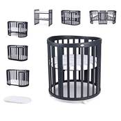 Waldin Babybett Mitwachsend Komplett Set 7in1