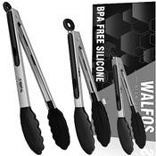 Walfos 3pcs silicone tong black Vergleich