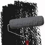 Wallcover Wandfarbe Schwarz