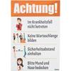 Waltola Aufkleber Hinweisschild