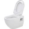 vidaXL Wand-WC Keramik