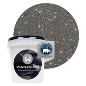 Wanders24 Wandfarbe Schwarz (Glitzer)