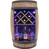 Weeco Holzfass mit Weinhalter