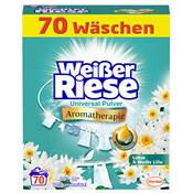 Weißer Riese Universal Pulver Lotus & Weiße Lilie Vergleich