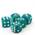 Welovebeads Spielwürfel Grün / Weiß