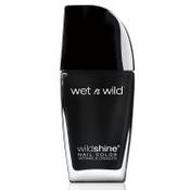 wet n wild wildshine nail color Nagellack Black Creme Vergleich
