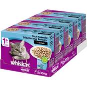 Whiskas 1 + Fisch-Auswahl in Sauce Vergleich