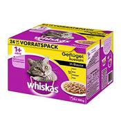Whiskas Geflügel Auswahl (Huhn, Truthahn, Ente, Geflügel) in Sauce 1+ Vergleich