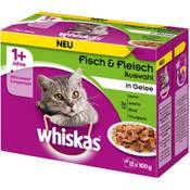 Whiskas Fisch & Fleisch in Gelee 1+ Vergleich