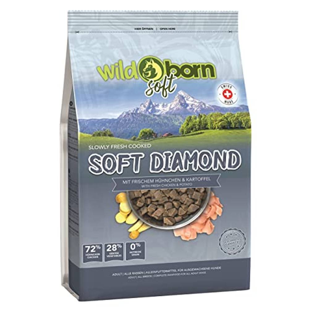 MACs Mono SOFT Frisches Pferd 4 Kg  Halbfeuchtes Hundefutter, Getreidefrei  & Glutenfrei Macs Hundefutter