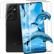Wincheo Panzerglas Schutzfolie für Samsung Galaxy S21 Ultra+Kameraschutzfolie Vergleich