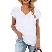 Wneedu weißes T-Shirt Damen