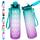 Wolepaz Wasserflasche mit Strohhalm