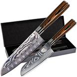 Wolfblood Damastmesser-Set