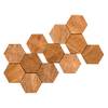 Wood You Buy Honeycomb Magnet Brown Small