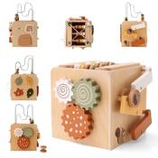 Wooden Teether Montessori Motorikwürfel