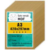 Woodmanucom A3 MDF Platten Vergleich